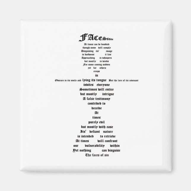 Imã Faces de Sin (Frente)