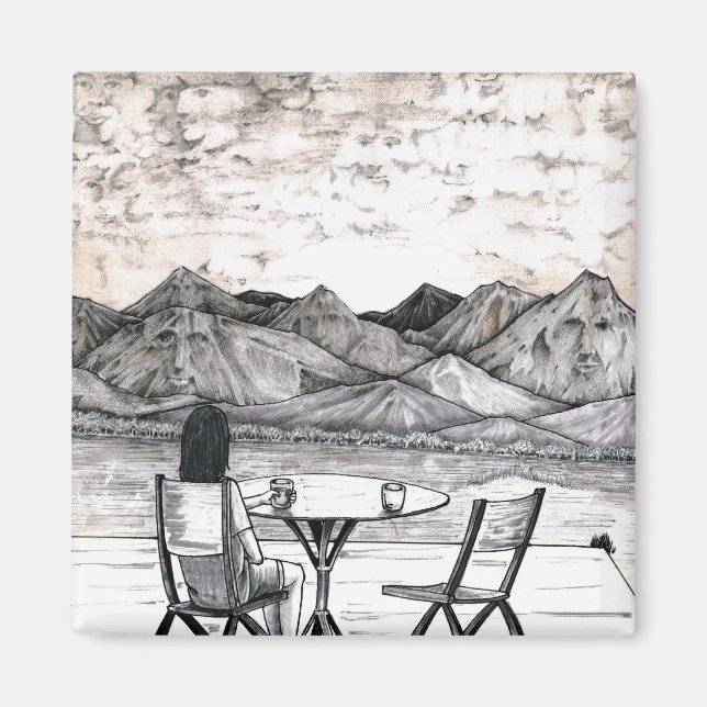 Imã Faces na Paisagem (Frente)