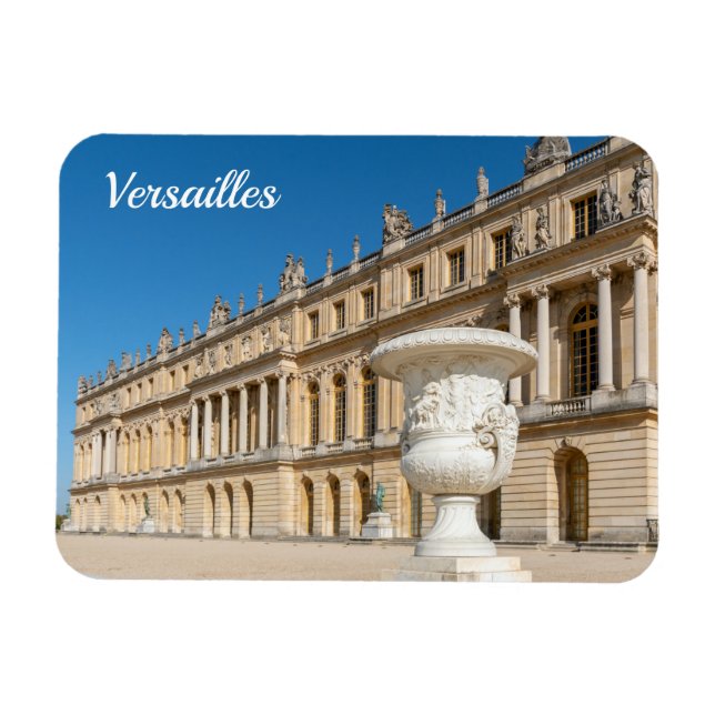 Ímã fachada Chateau de Versailles - França (Horizontal)