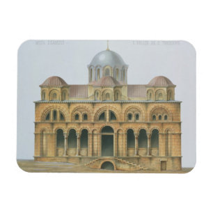Ímã Fachada de Mefa Dzamissi, a igreja de St. Theodor