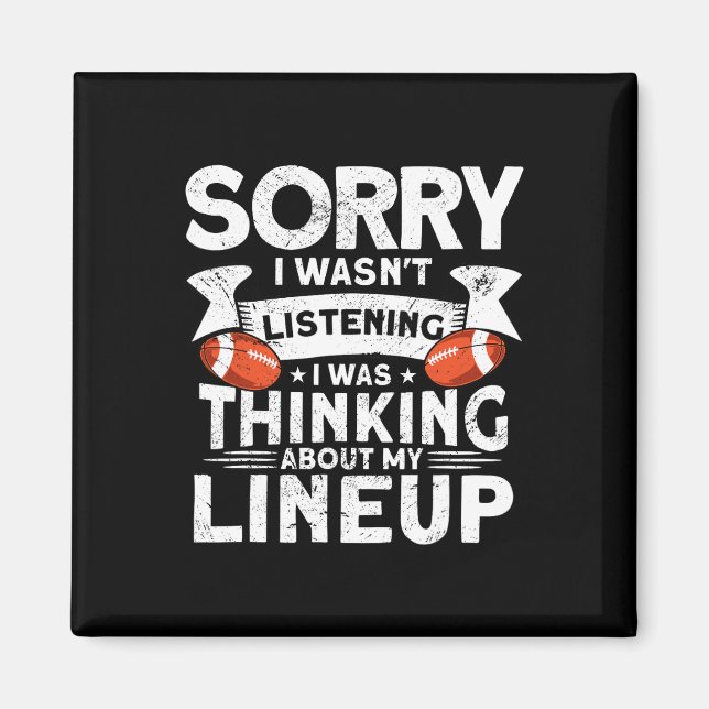 Imã Fácil Jogador De Fantasia De Futebol - Fantasia Fo (Frente)