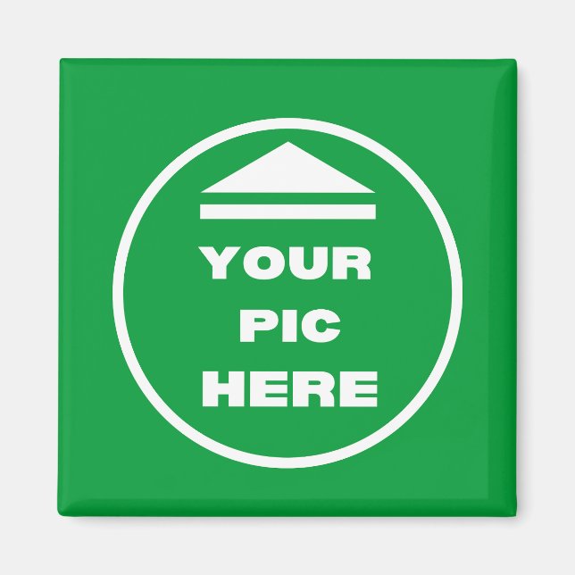 Imã FÁCIL! Magnet Quadrado - 2 Polegadas - Personaliza (Frente)