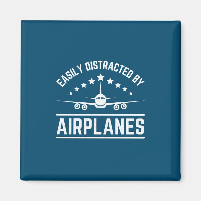 Imã facilmente distraído por aviões (Frente)