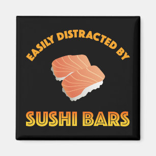Imã Facilmente Distraído Por Barras De Sushi