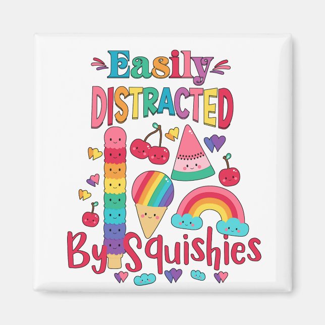 Imã Facilmente Distraído Por Esquis (Frente)