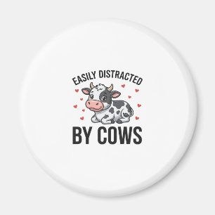 Imã Facilmente Distraído por Vacas Gráfico de Vaca Vin