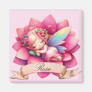 Imã Fada Adormecida Sonhos Doces Florais Caprichosos F