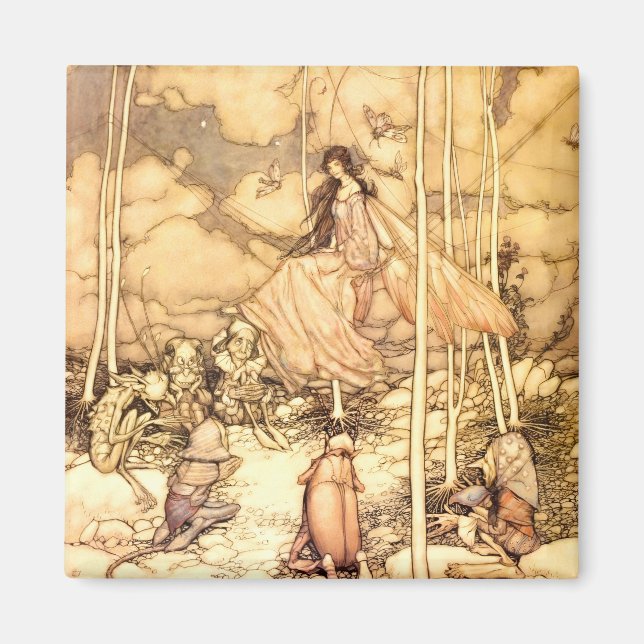 Imã Fada Arthur Rackham (Frente)