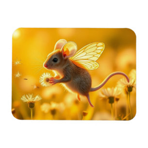 Ímã Fada de Mouse no jardim