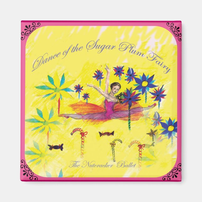 Imã Fada De Pluma De Açúcar (Frente)