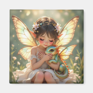 Imã Fada e Dragão Conto de Fadas Anime Chibi