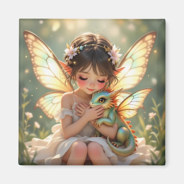 Imã Fada e Dragão | Conto de Fadas Anime Chibi (Frente)