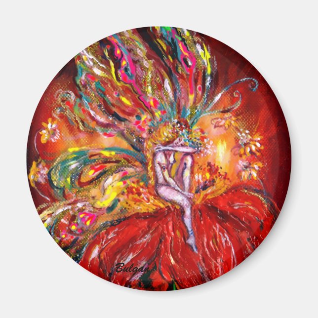 Imã Fada em Vermelho (Frente)