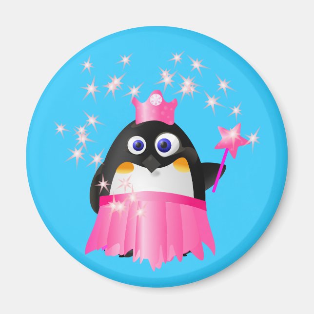 Imã Fada Princesa Penguin (Frente)