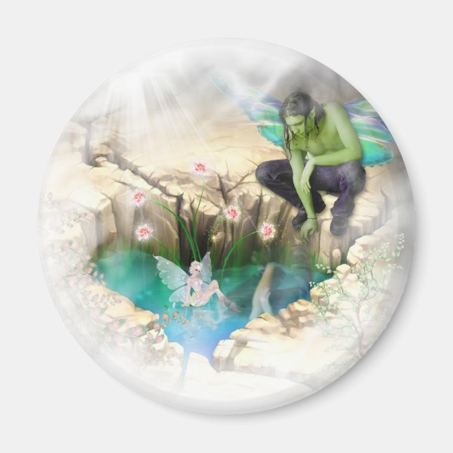 Imã Faerie em Elven Pond Vignette (Frente)
