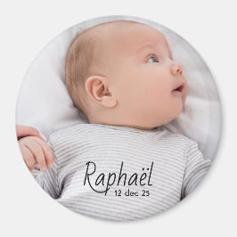 Imã Faire-Part de naissance magnet Raphaël