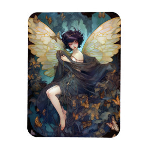 Ímã Fairy Girl Fantasy Art