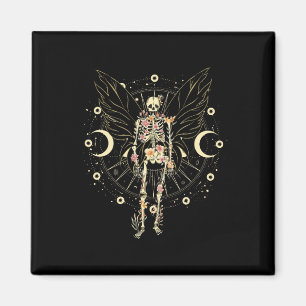 Imã Fairy Grunge Fairycore Aestética Butterfly Skeleto