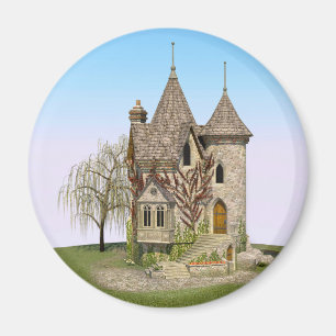 Imã Fairytale Castle Perfect Birthday e Fantasy Gift