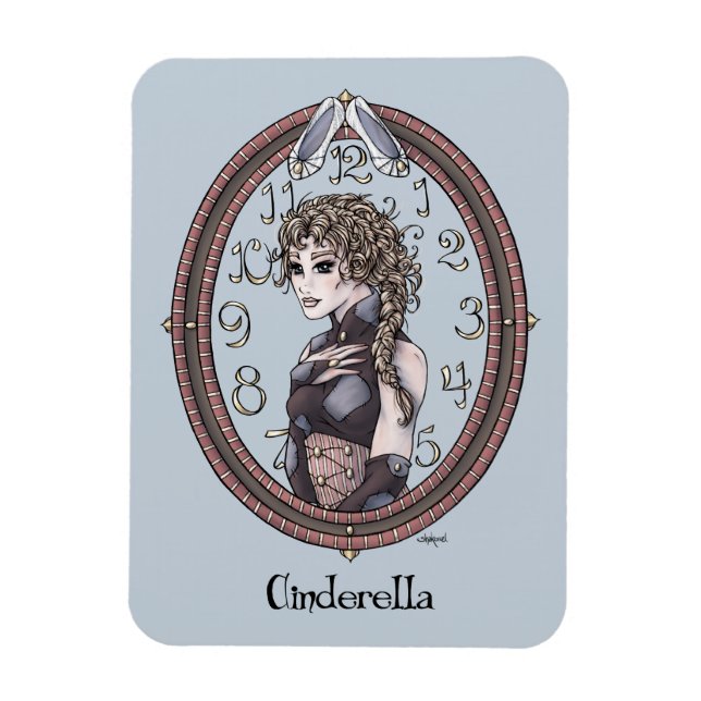 Ímã Fairytale "Cinderella" Fantasy Art Magnet #2 (Vertical)
