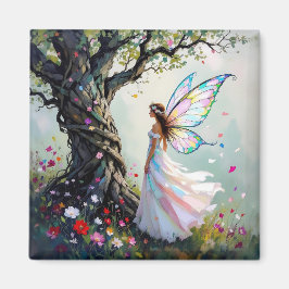 Imã Fairytale Inspired Fairy and Whimsical Tree