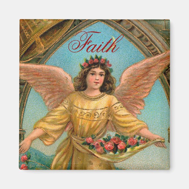 Imã Faith Angel Magnet - 2 de um conjunto de 4 (Frente)