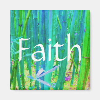 Imã Faith Bamboo Azul e Verde