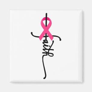 Imã Faith Cross Warrior Survivor Friso Rosa