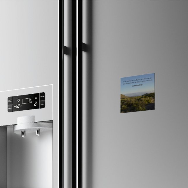 Imã Faith Desert Collection – Matthew 11:28  (Criador carregado)