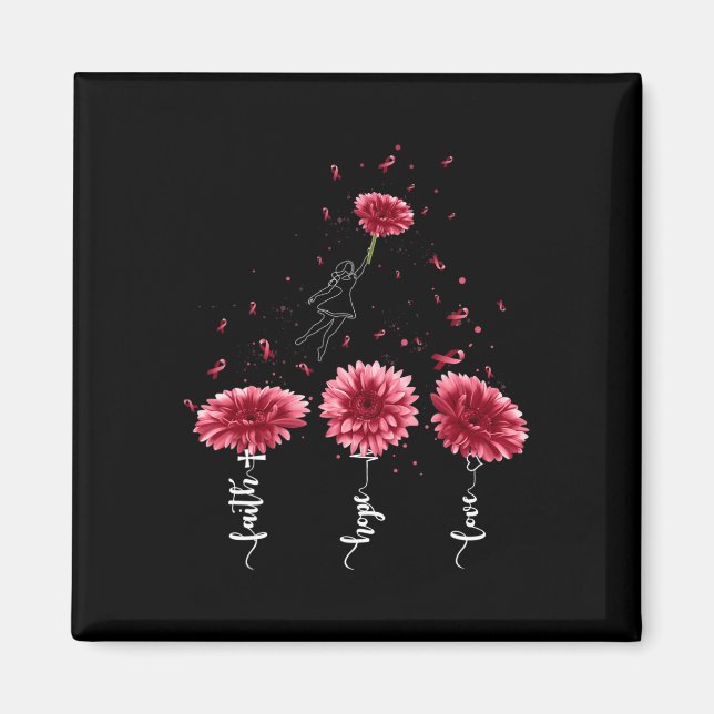 Imã Faith Hope ama Borgonha Cérebro Sunflower Aneurysm (Frente)