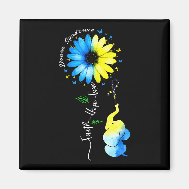 Imã Faith Hope ama Conscientização da Síndrome de Down (Frente)