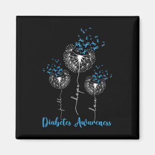 Imã Faith Hope ama Dandelion Flower Diabetes Awarenes