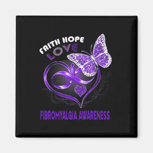 Imã Faith Hope ama Fibromialgia Sensibilização Botão d