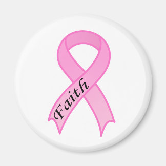 Imã Faith Pink Ribbon Magnet