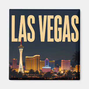 Imã Faixa de Las Vegas e Luzes de Neon