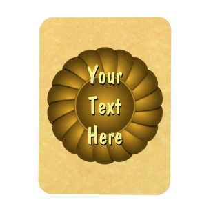 Ímã Faixa de Opções Amarela a Personalizar