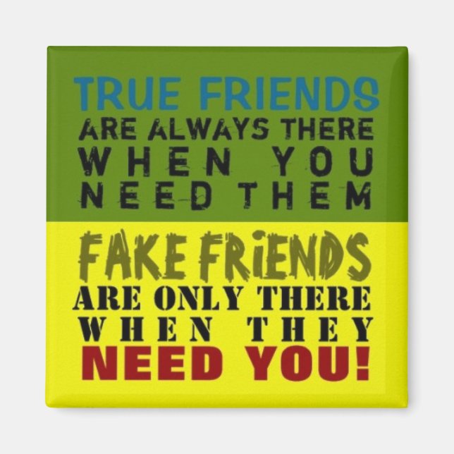 Imã FAKE vs TRUE ~ Verdadeiro Verdade do Magnet (Frente)