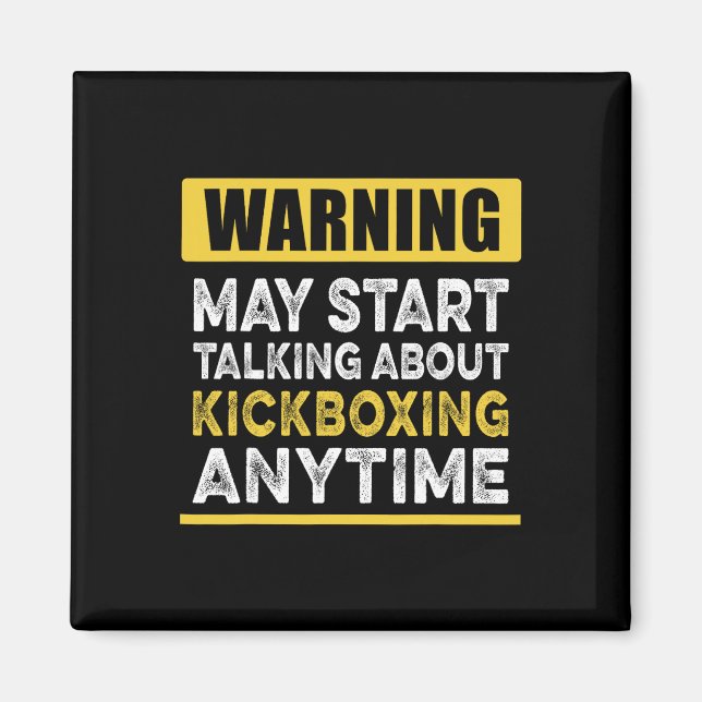Imã Falando Sobre Kickboxing a Qualquer Momento Kickbo (Frente)