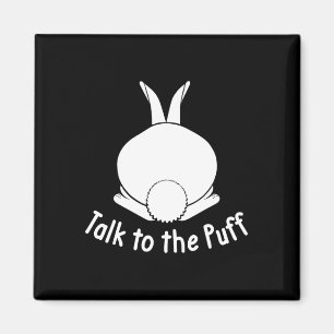 Imã Fale Com O Coelho Fofinho De Puff Coelho Feliz Pás