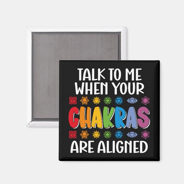 Imã Fale Comigo Quando Os Seus Chakras Estiverem Engra (Front/Back)