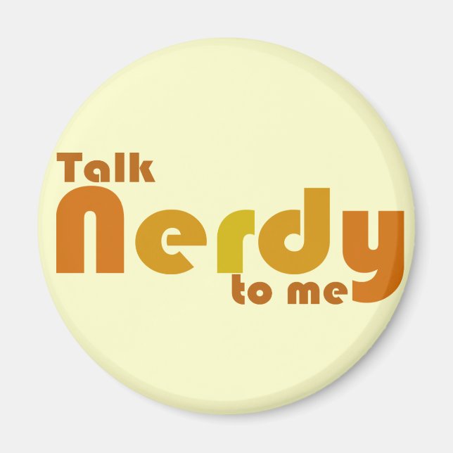Imã Fale nerd comigo (Frente)