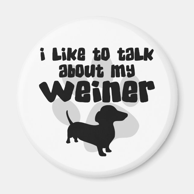 Imã Fale Sobre Meu Weiner (Frente)