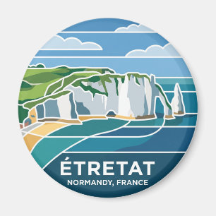 Imã Falésias de Étretat França