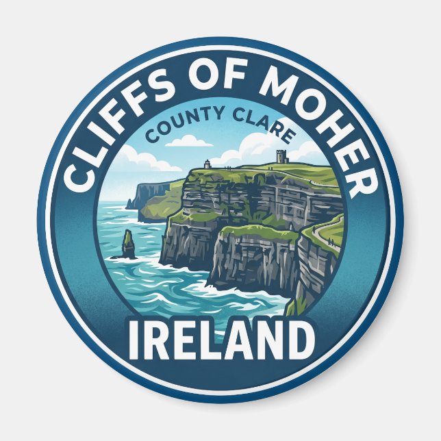 Imã Falésias de Moher Irlanda (Frente)