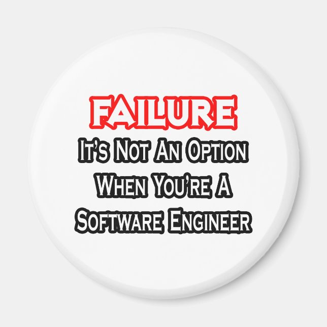 Imã Falha...Não é uma opção...Engenheiro de software (Frente)