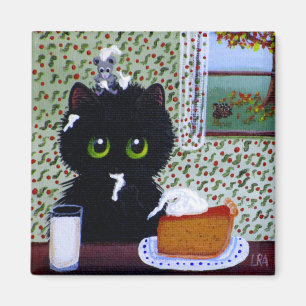 Imã Fall Black Cats Creationararts Magnet