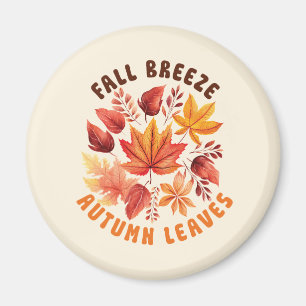 Imã Fall Breeze, Autumn Leaves - Folhagem Whimsical Fa