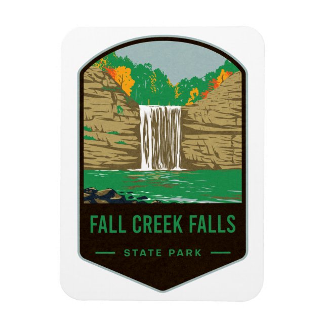 Ímã Fall Creek Falls State Park (Vertical)