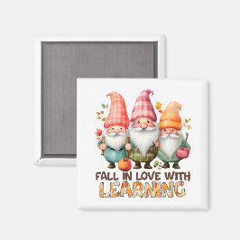 Imã Fall in Love with Learning – Autumn Gnome Trio