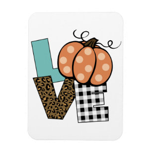 Ímã Fall Pumpkin Love